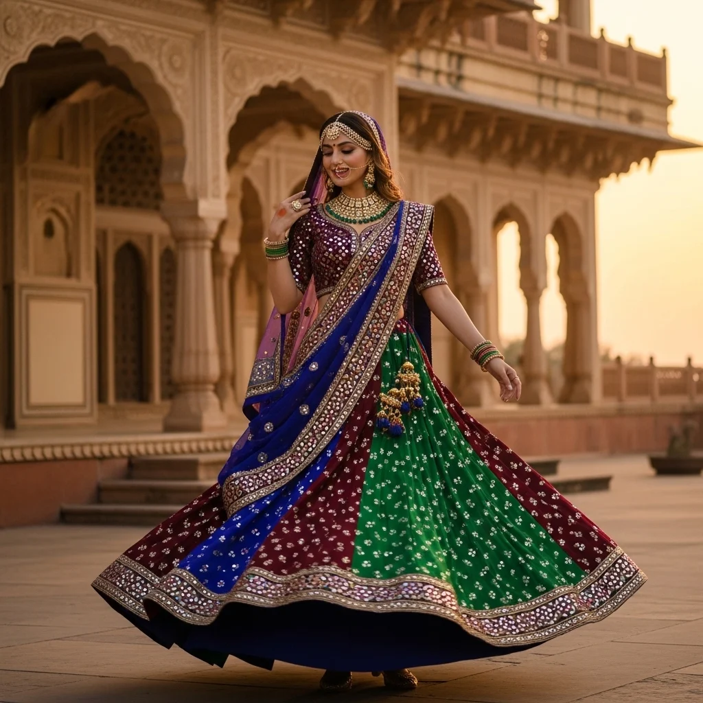 Classic Lehenga Captions for Instagram
