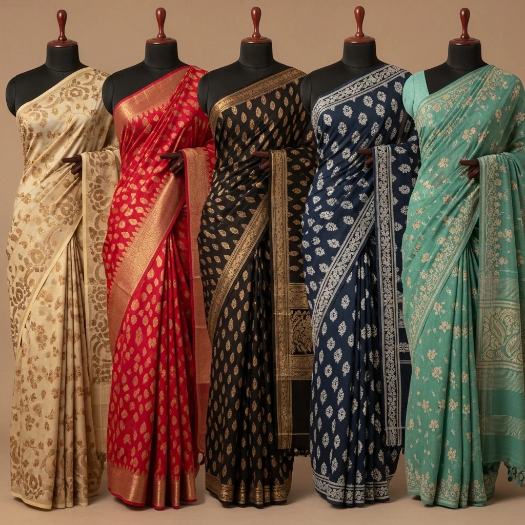 Classic Saree Captions