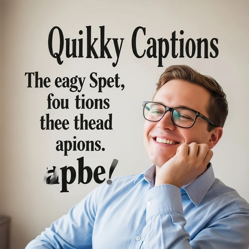 Funny and Quirky Captions