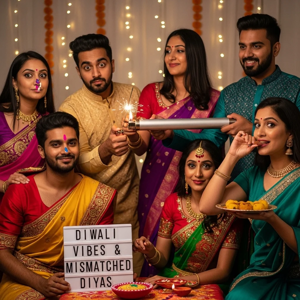 Funny and Quirky Diwali Captions