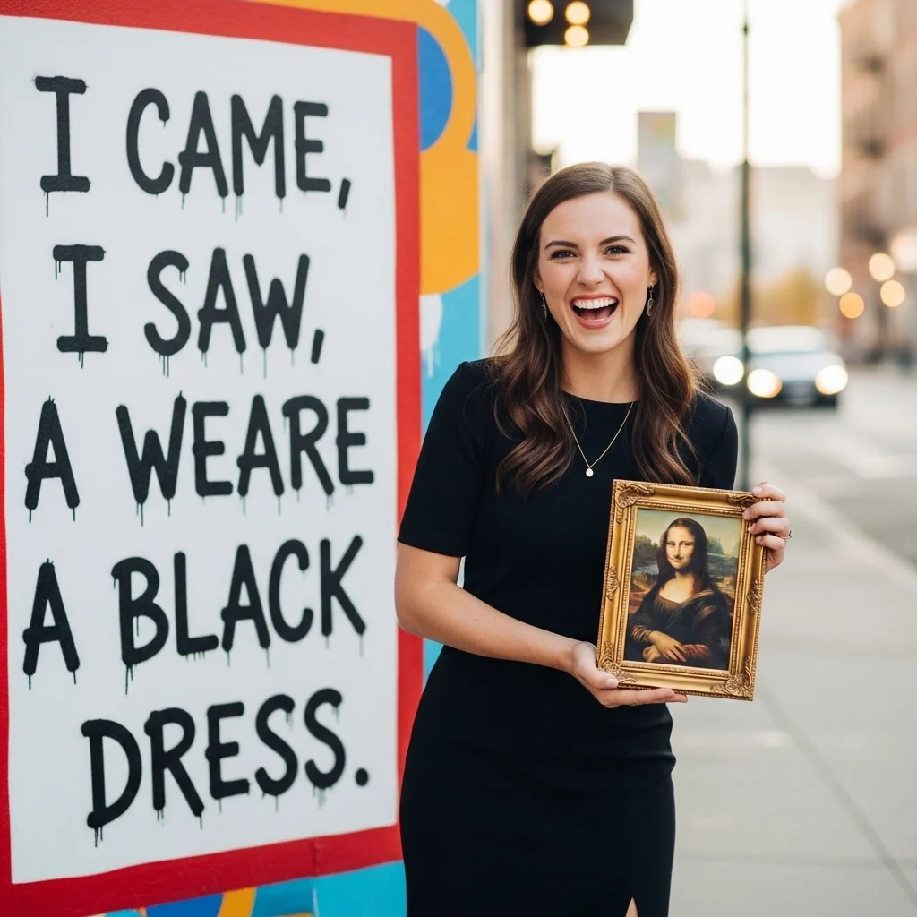 Funny Black Dress Captions