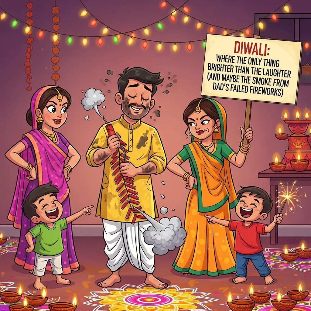 Funny Captions for Diwali