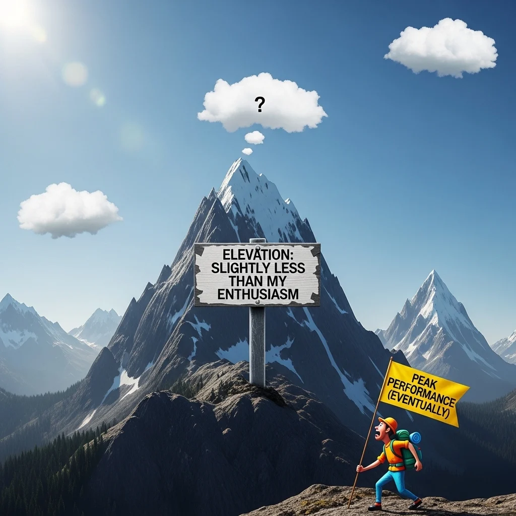 Funny Captions for Mountains