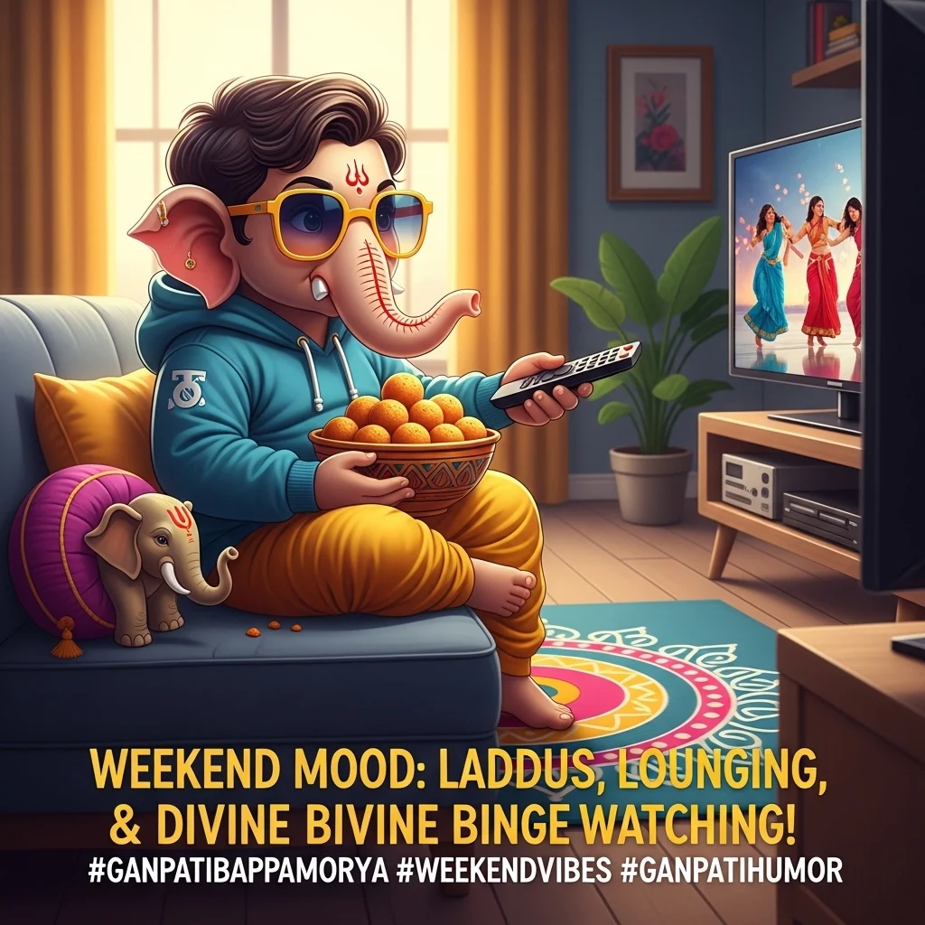 Funny Ganpati Captions for Instagram