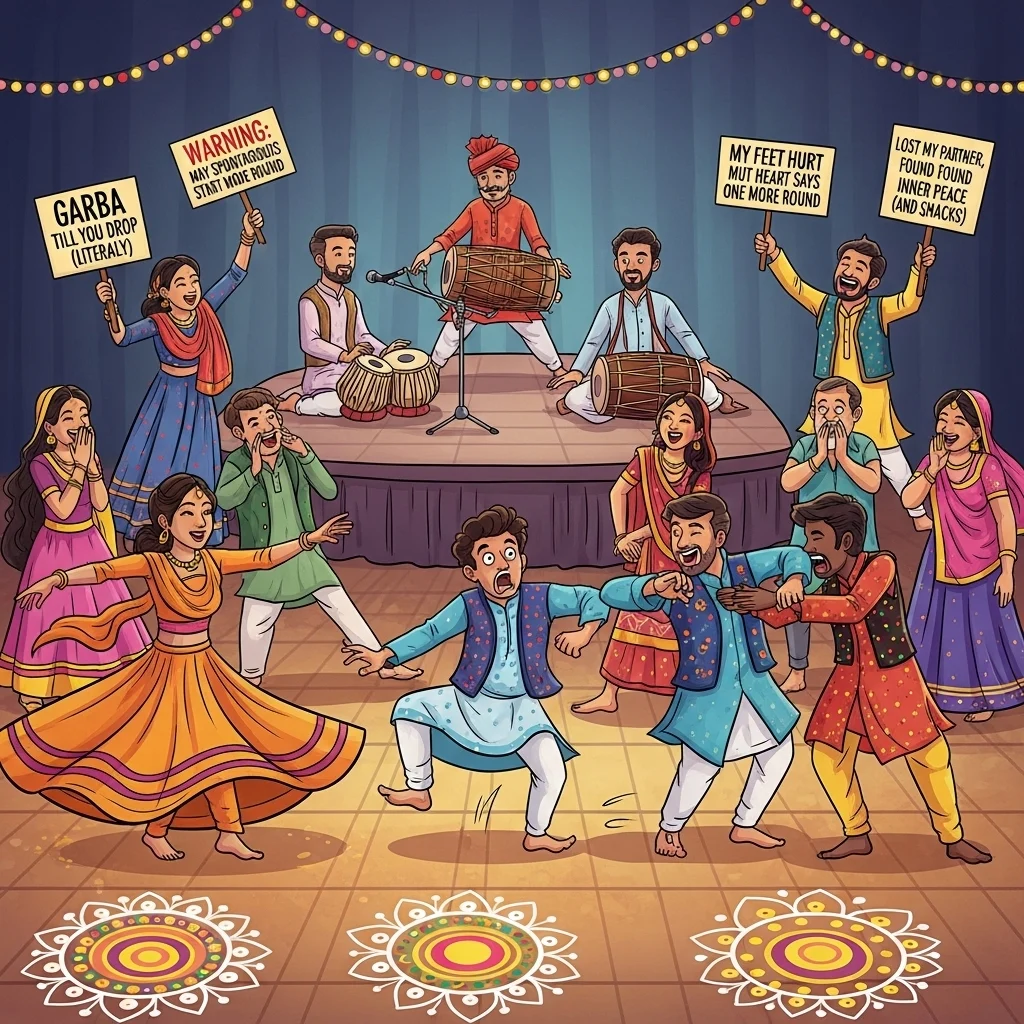 Funny Garba Captions