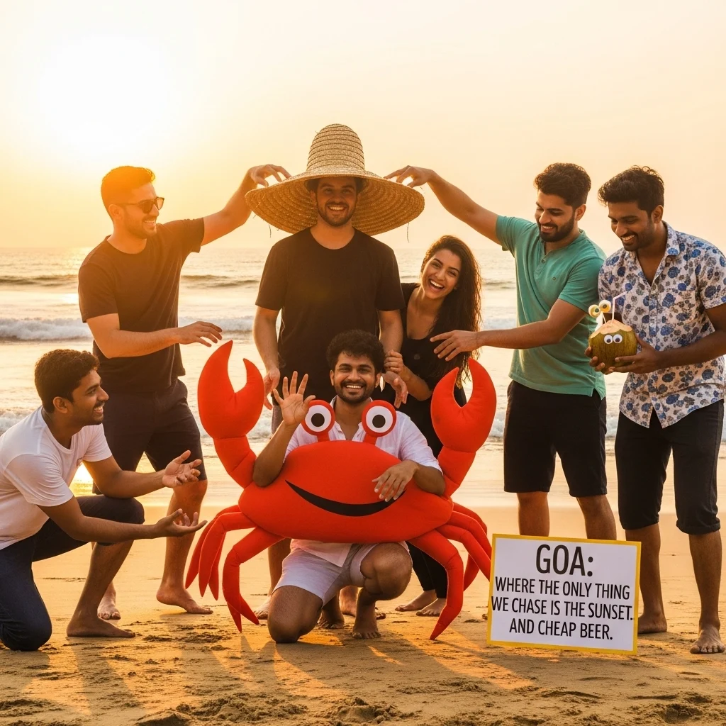 Funny Goa Captions