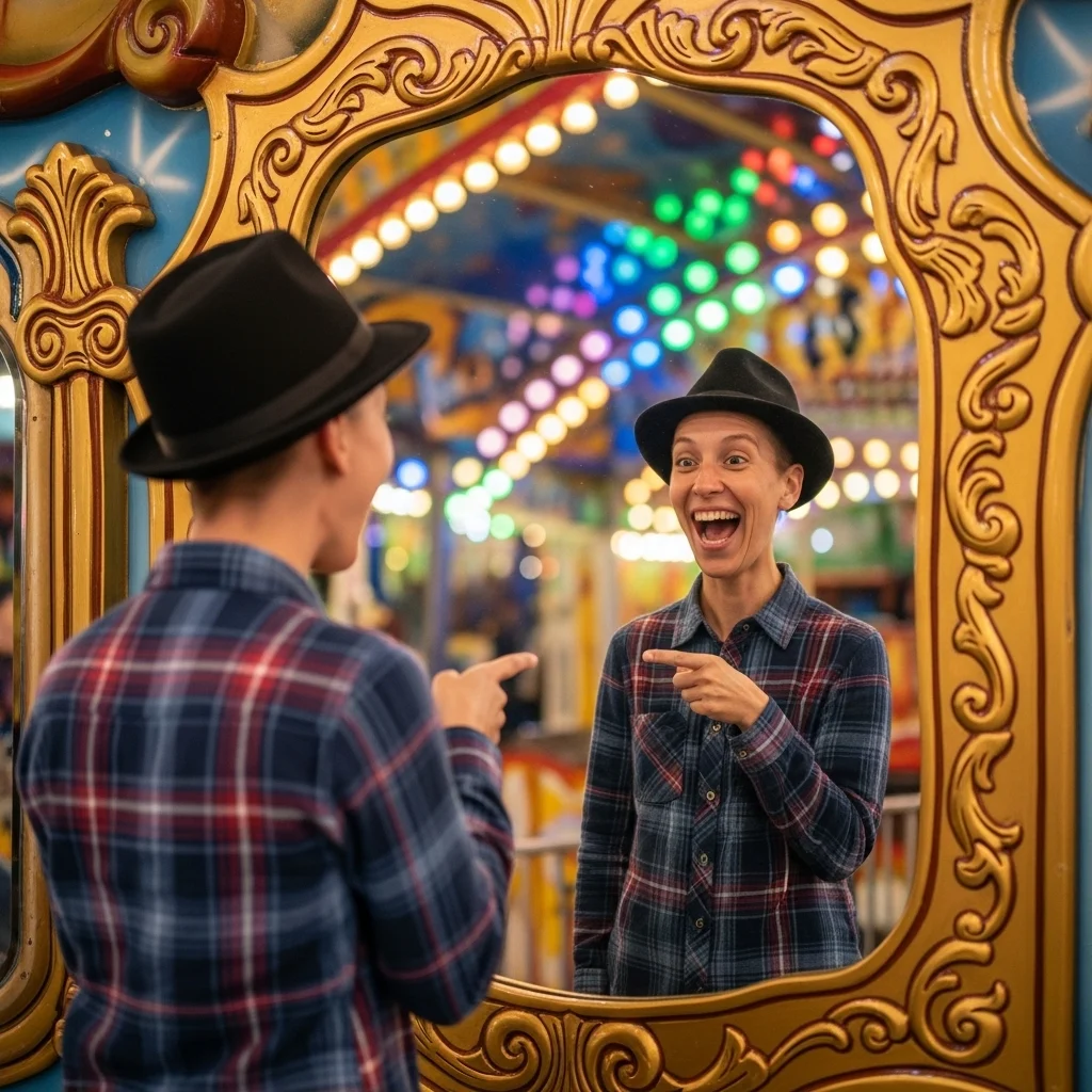 Funny Mirror Captions