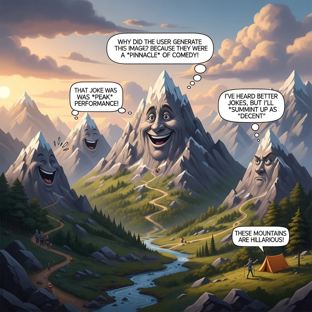 Funny Mountain Captions