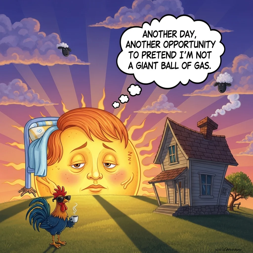 Funny Sunrise Captions