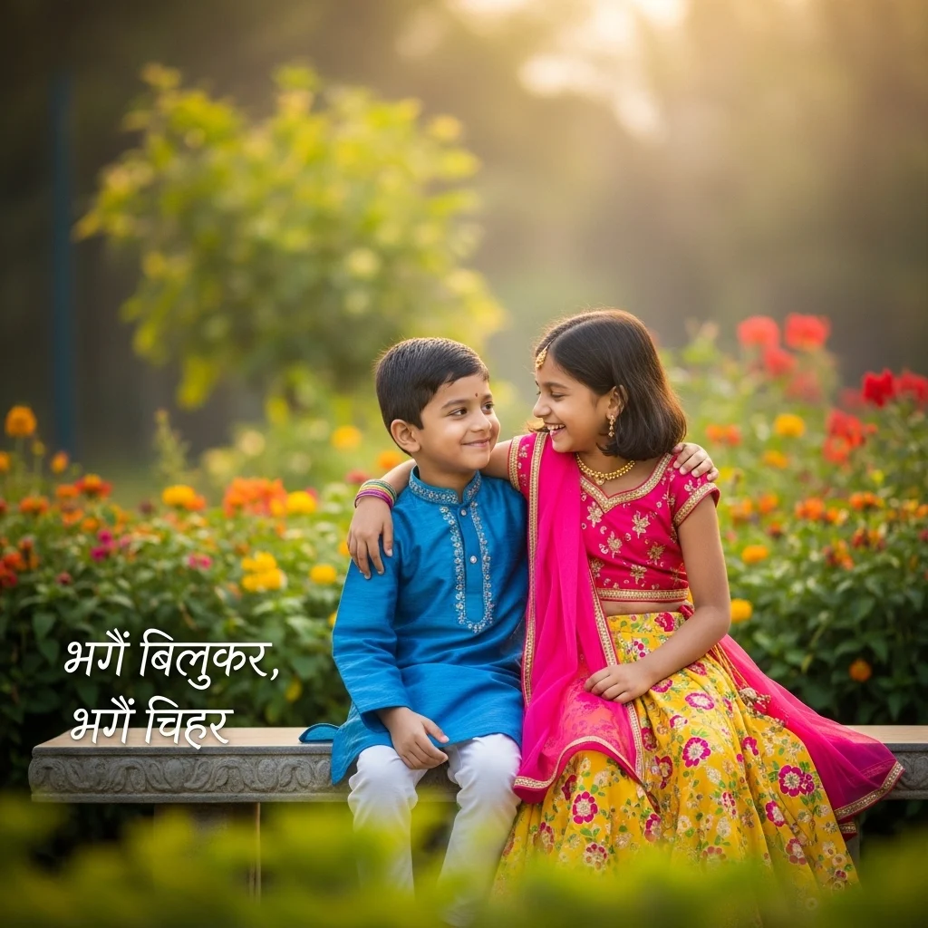 Hindi Brother and Sister Captions