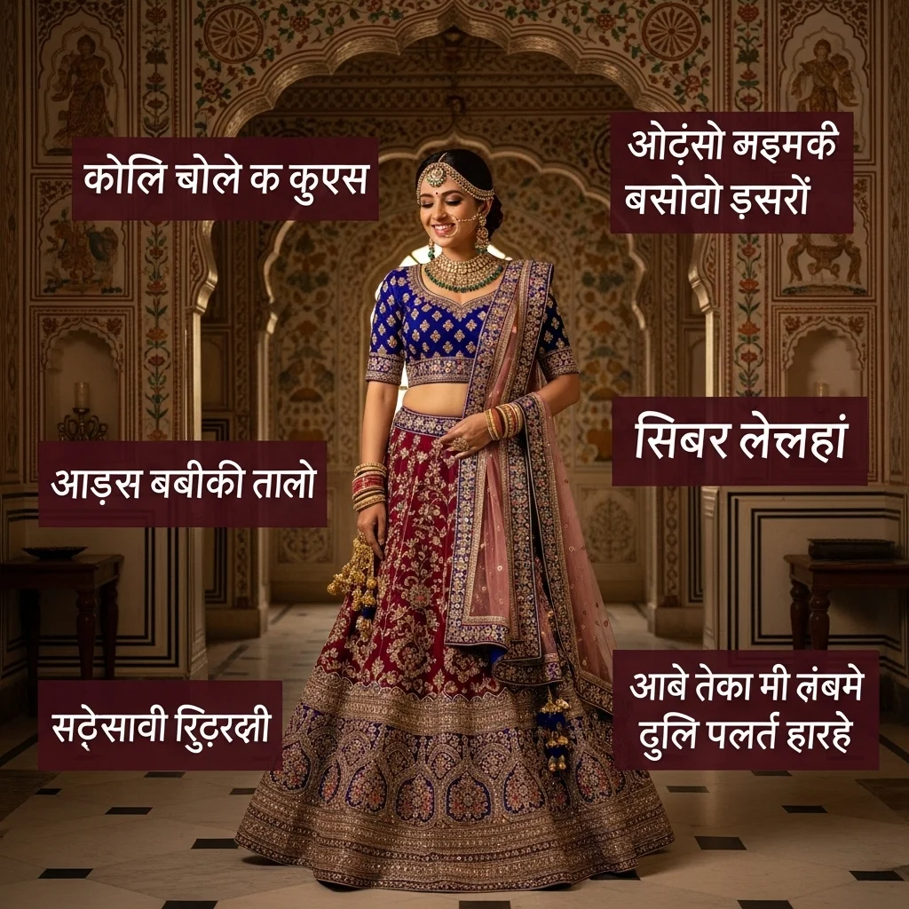 Hindi Captions for Ethnic Wear