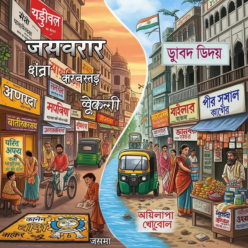 Hindi Captions with Bengali Touch