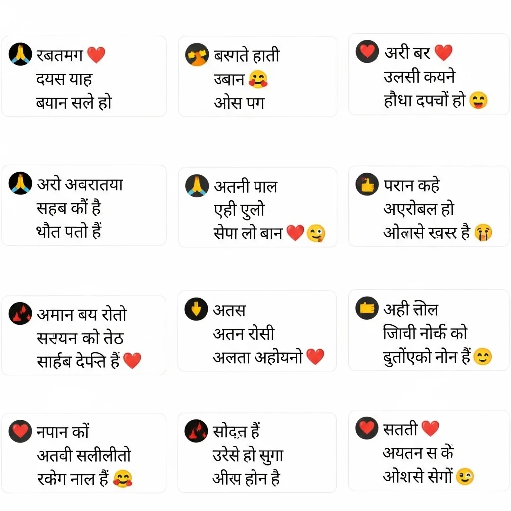 Hindi Emoji Captions for Instagram