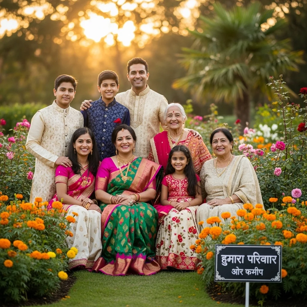 Hindi Family Captions
