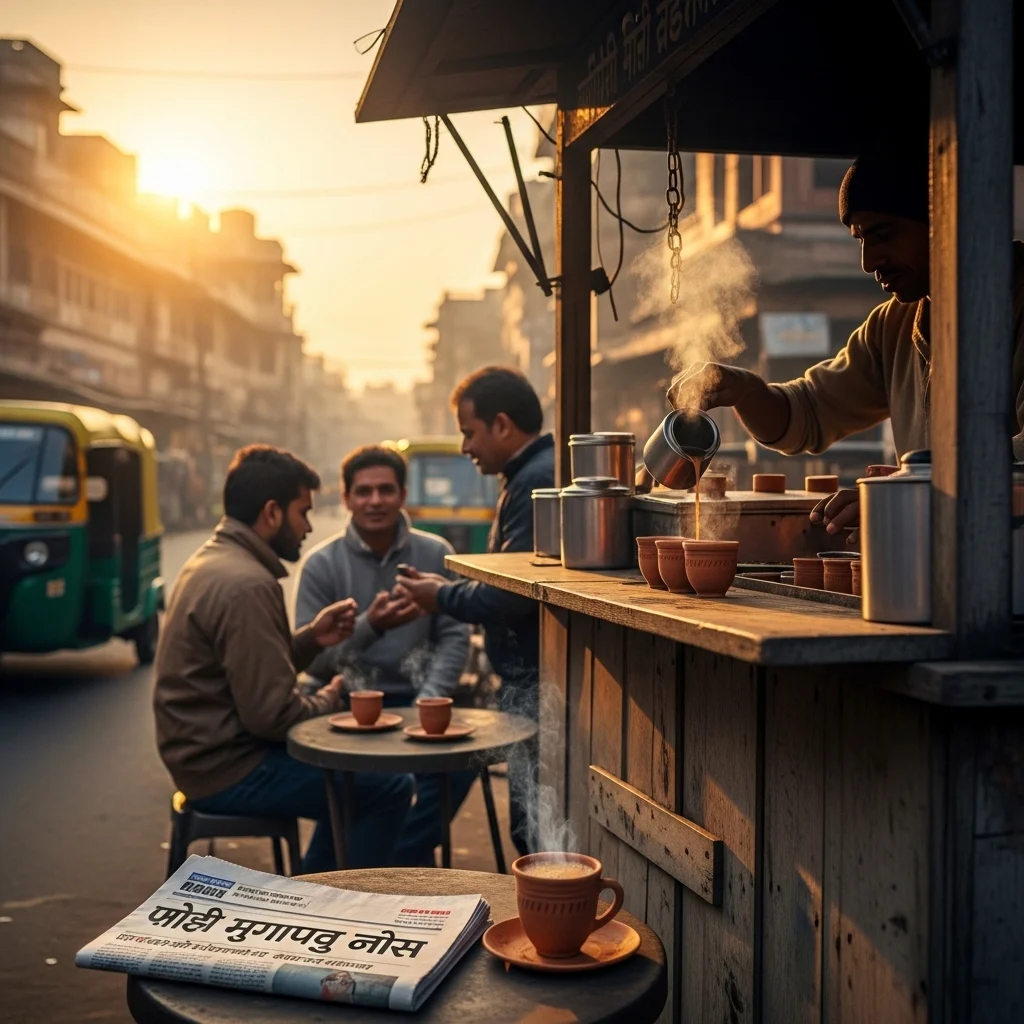 Hindi Morning Captions