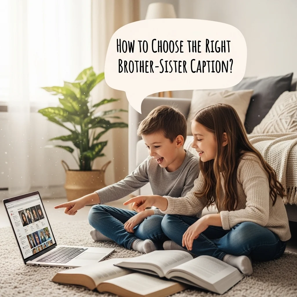 How to Choose the Right Brother Sister Caption