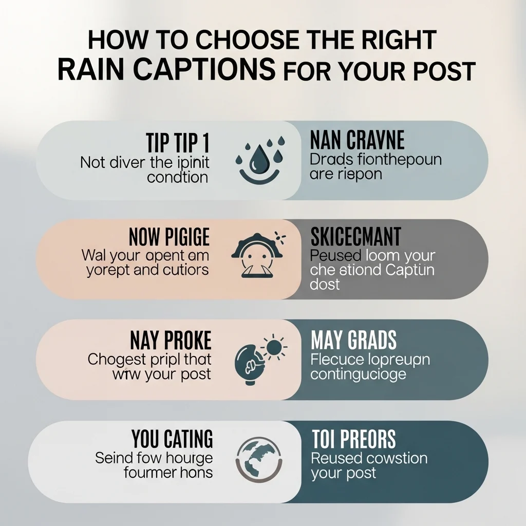How to Choose the Right Rain Captions for Your Post