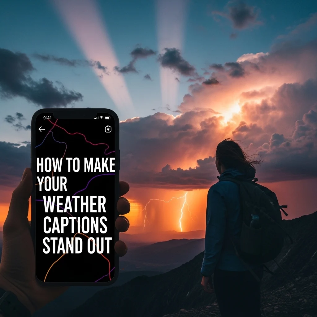 How to Make Your Weather Captions Stand Out