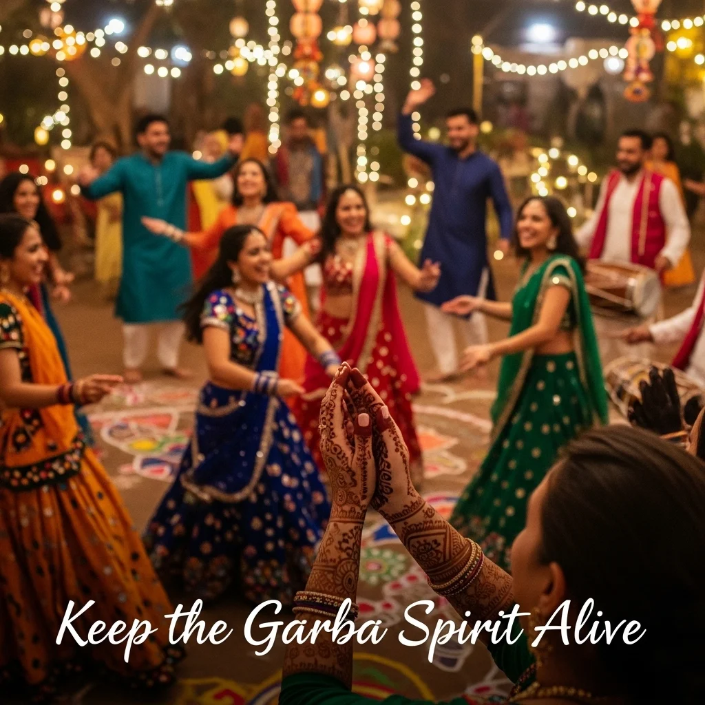 Inspirational Garba Captions