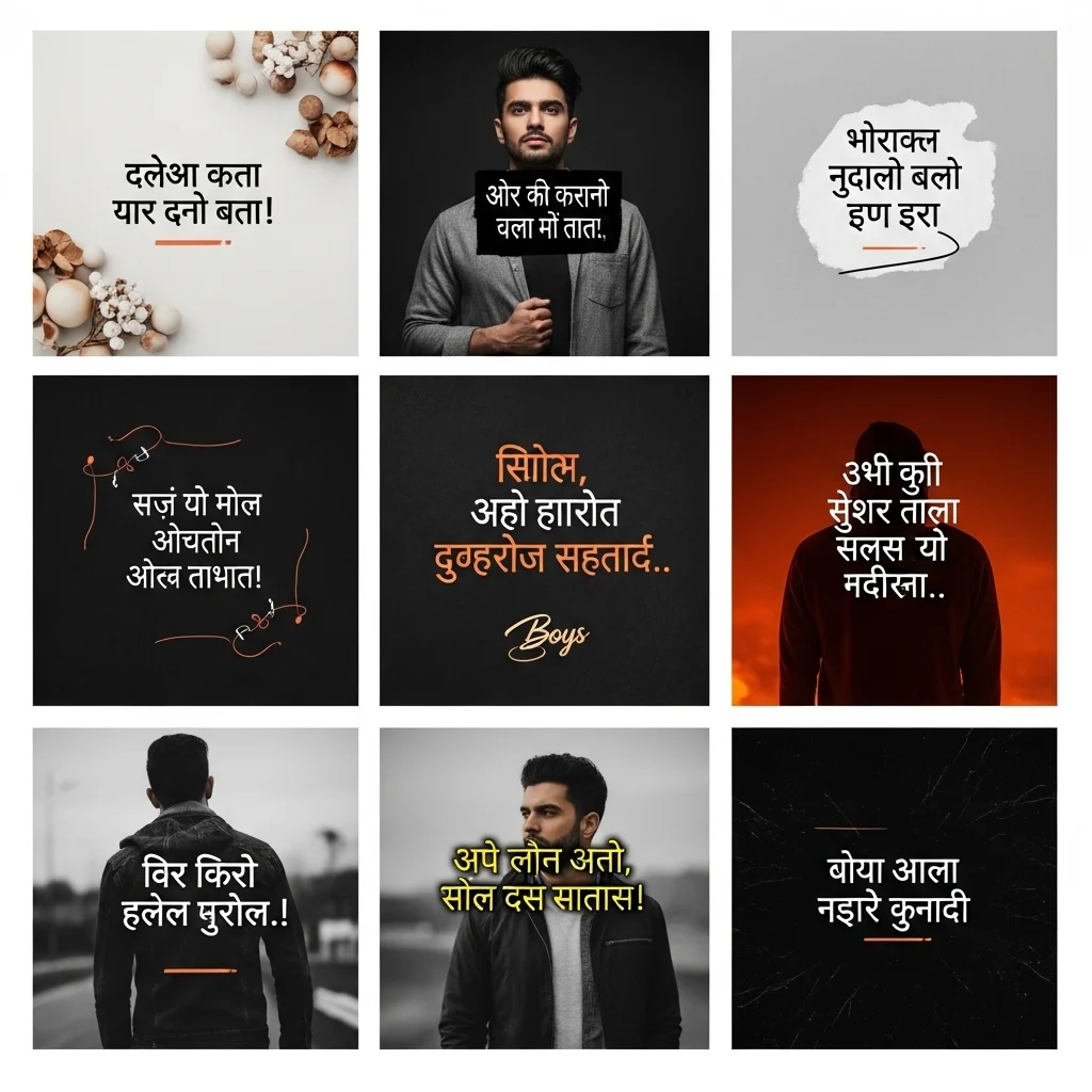Inspirational Instagram Captions for Boys Marathi