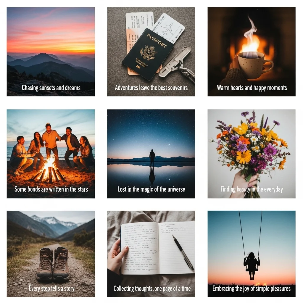 Inspirational Memories Captions for Instagram