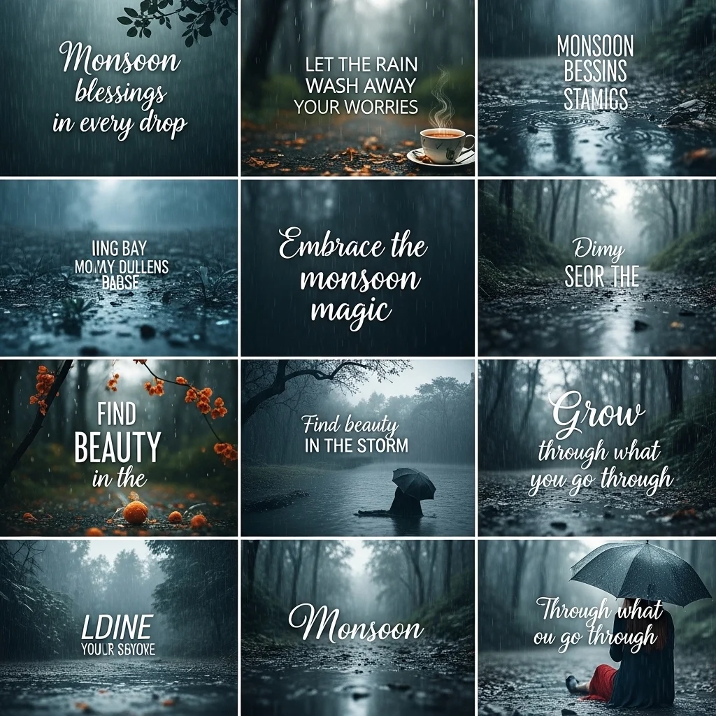 Inspirational Monsoon Captions