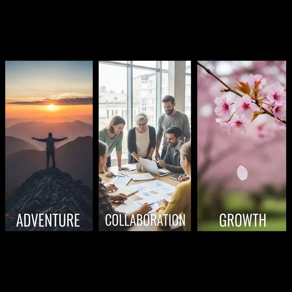 Inspirational Trio Captions