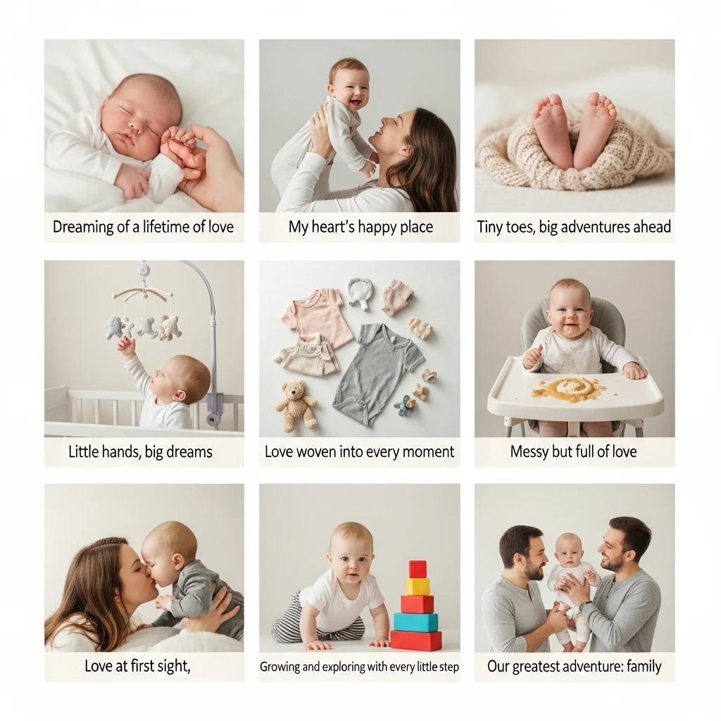 Love & Family Baby Captions for Instagram