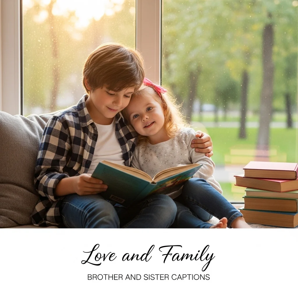 Love and Family Brother and Sister Captions
