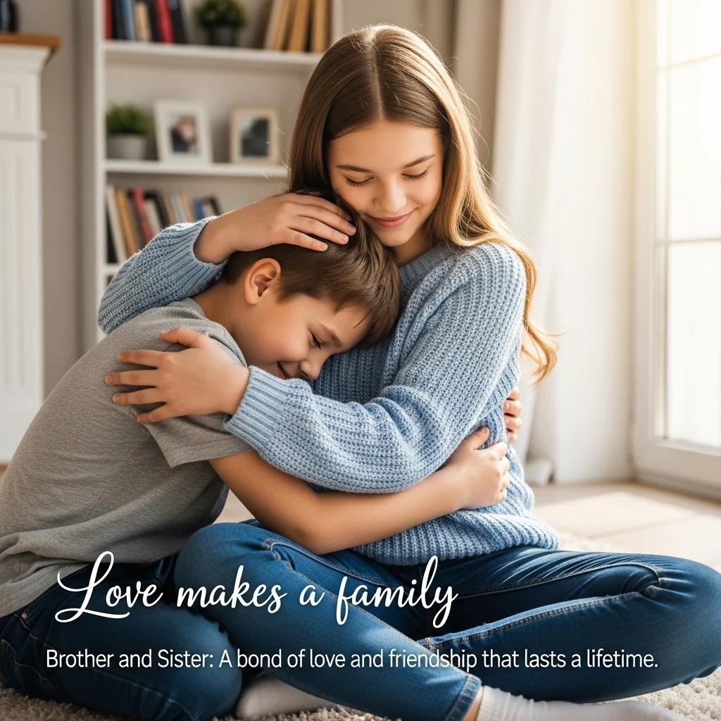 Love and Family Brother Sister Captions