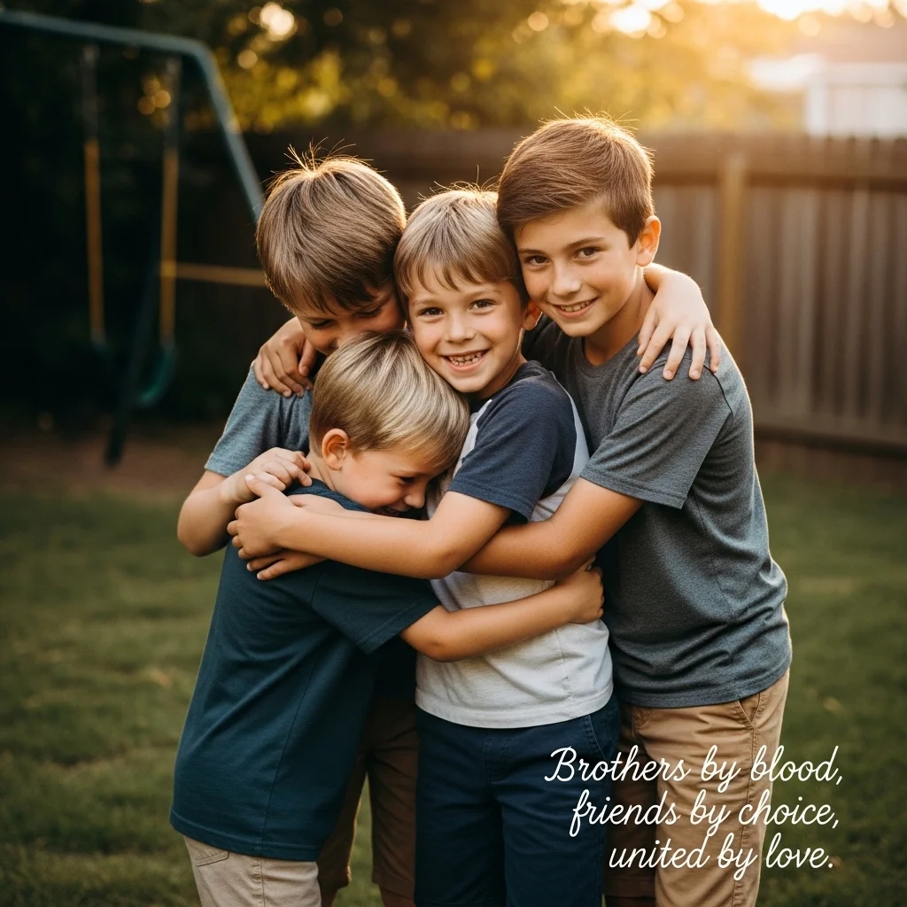 Love and Family Brothers Captions