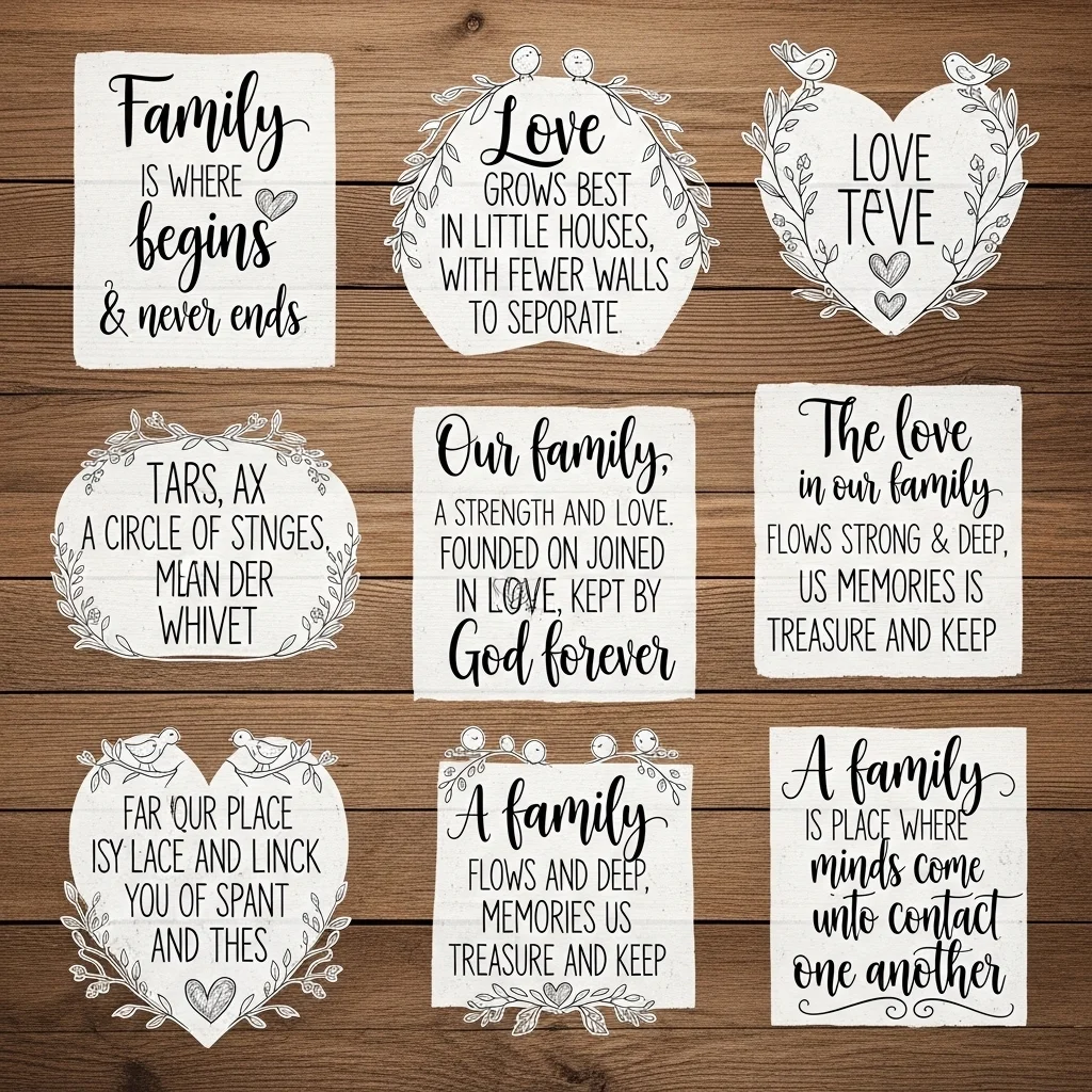 Love and Family Captions