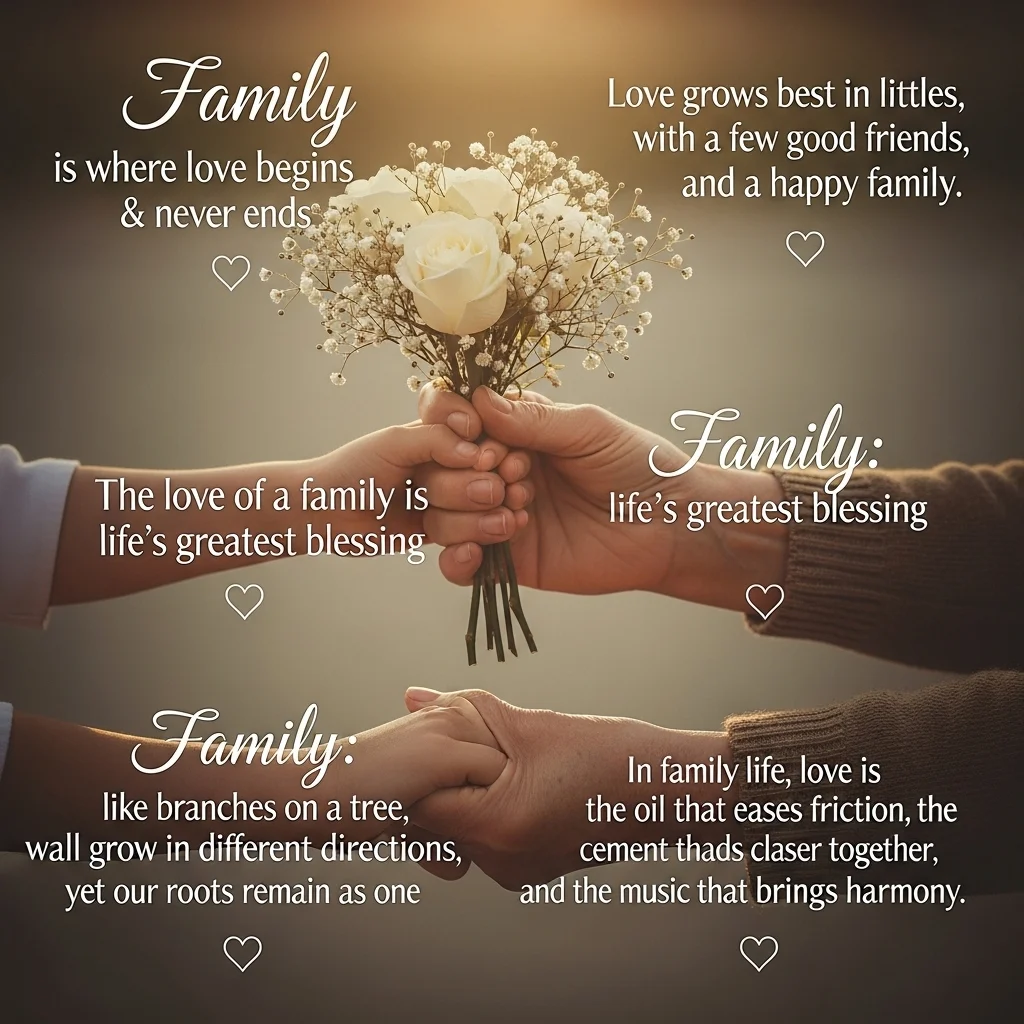 Love and Family Captions