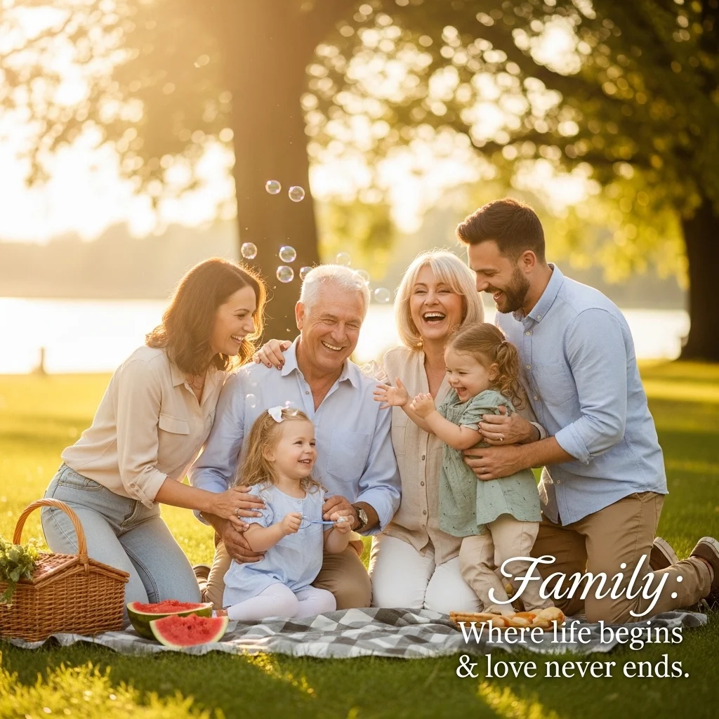 Love and Family Captions