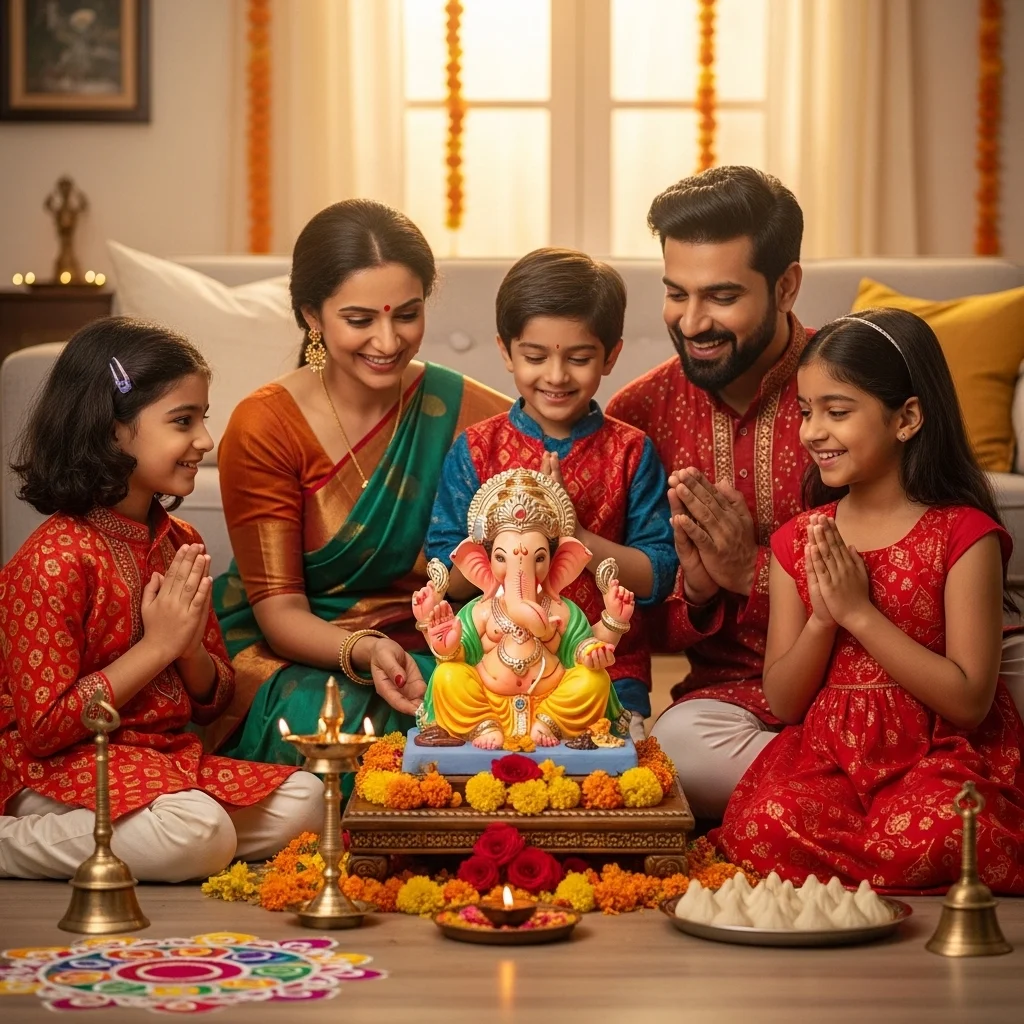 Love & Family Ganpati Captions for Instagram