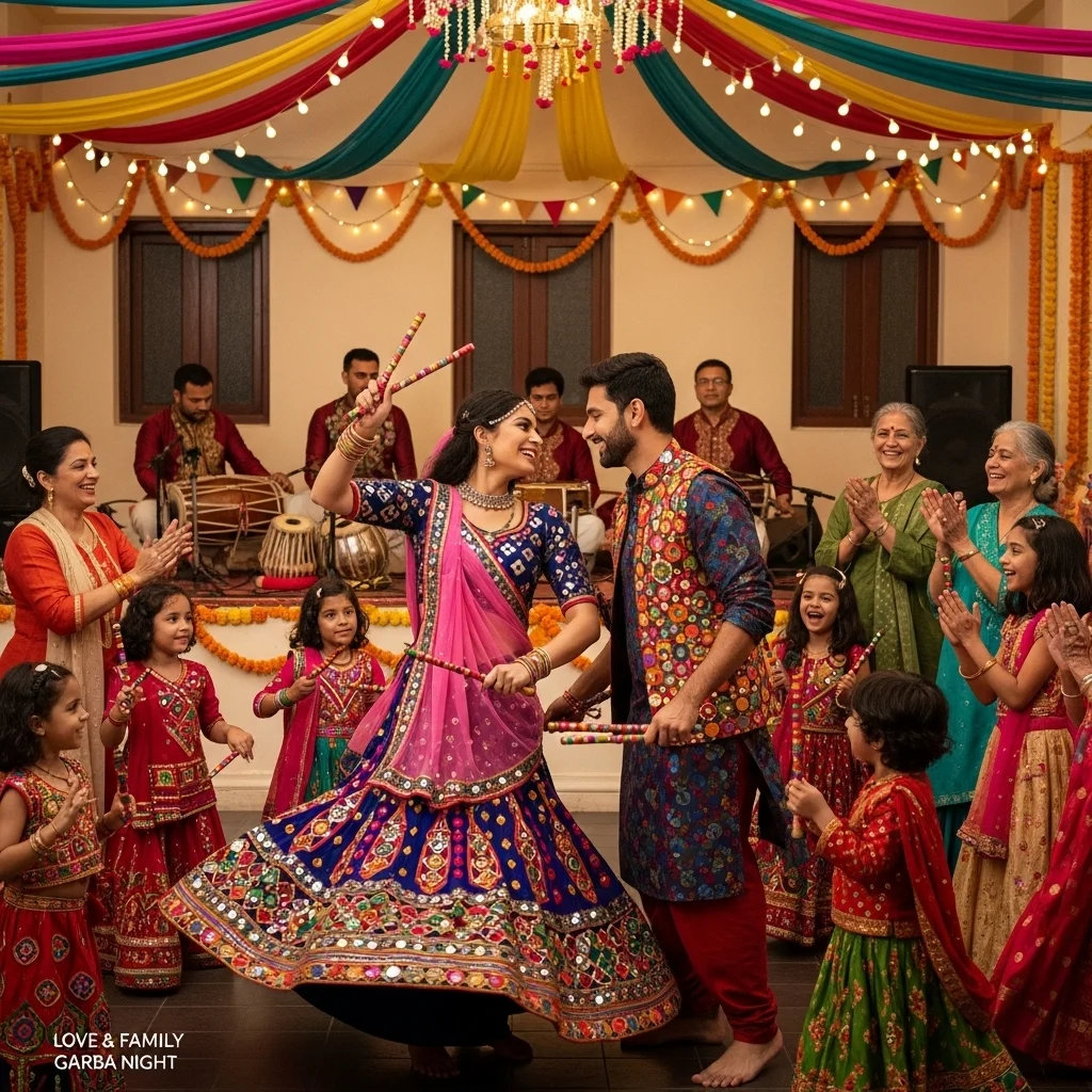 Love and Family Garba Captions