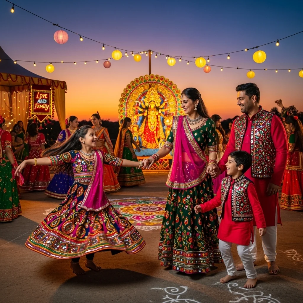 Love and Family Garba Captions