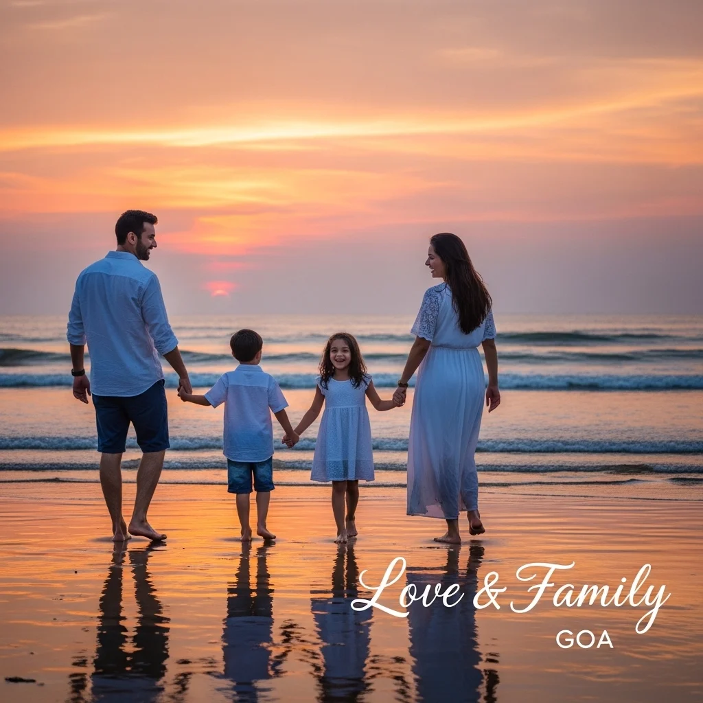 Love and Family Goa Captions