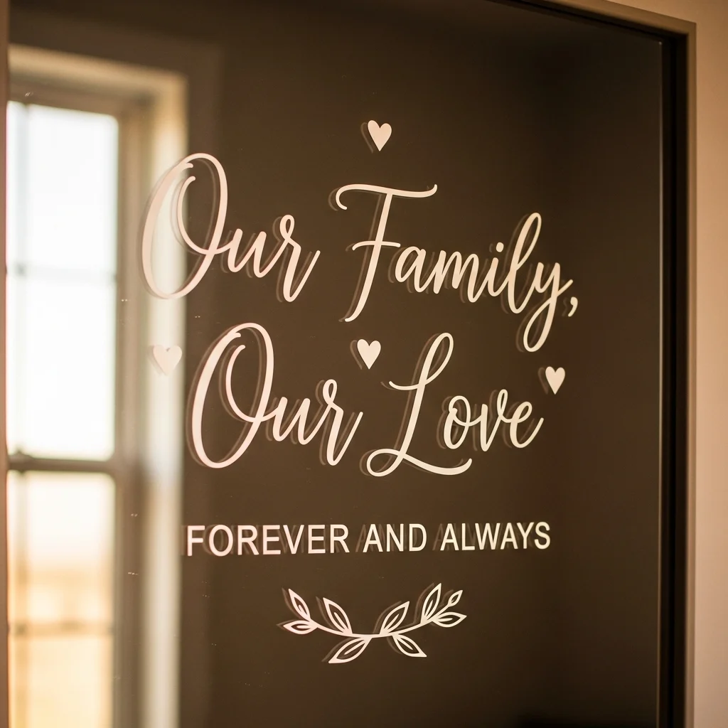 Love and Family Mirror Captions