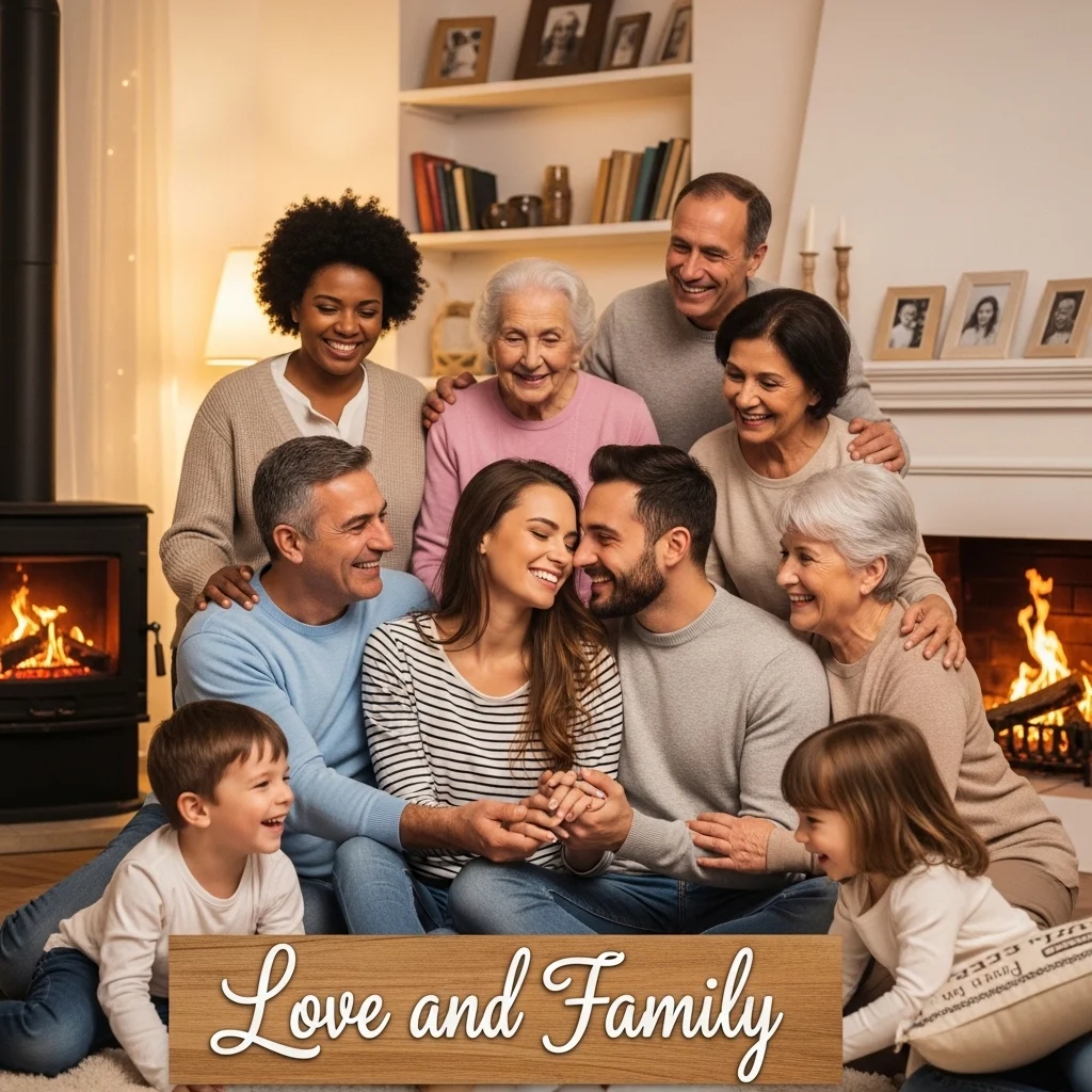 Love and Family Smile Captions