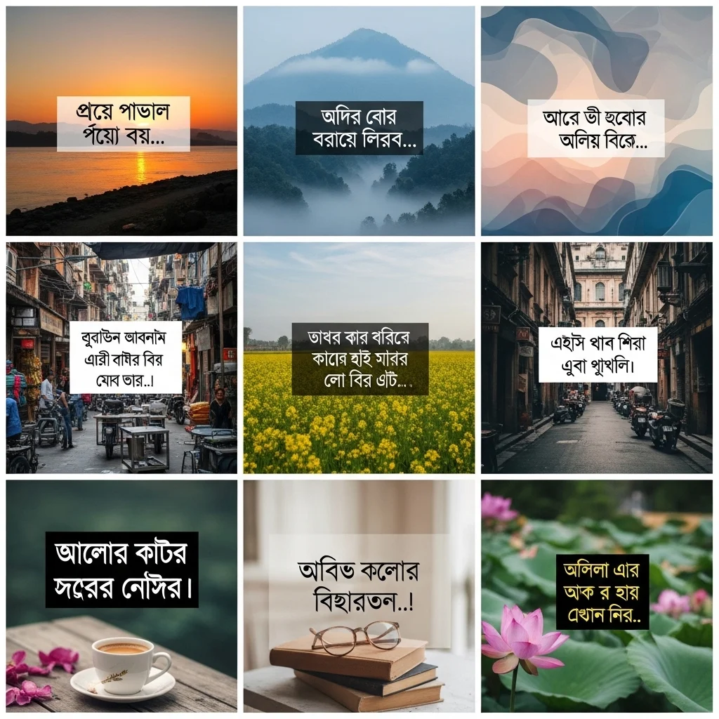 Short Bengali Captions for Instagram