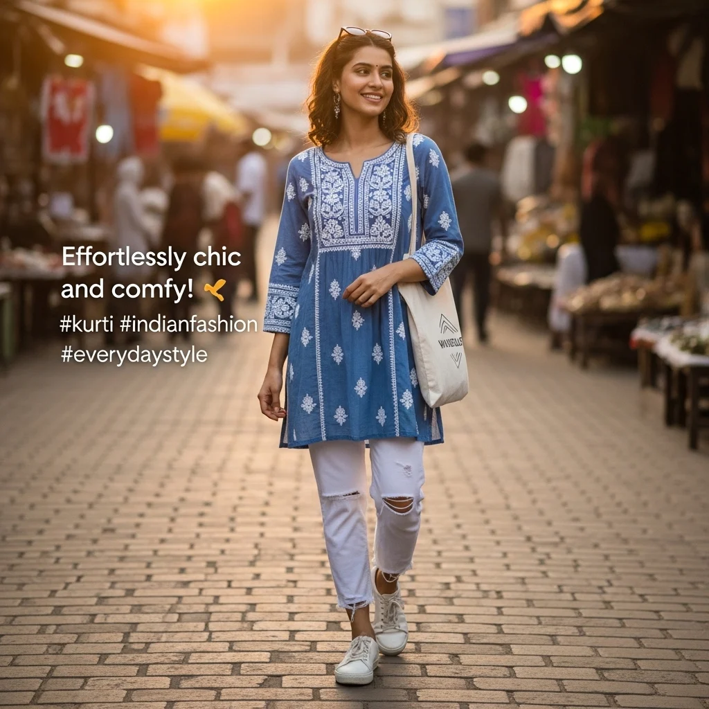 Short Kurti Captions for Instagram