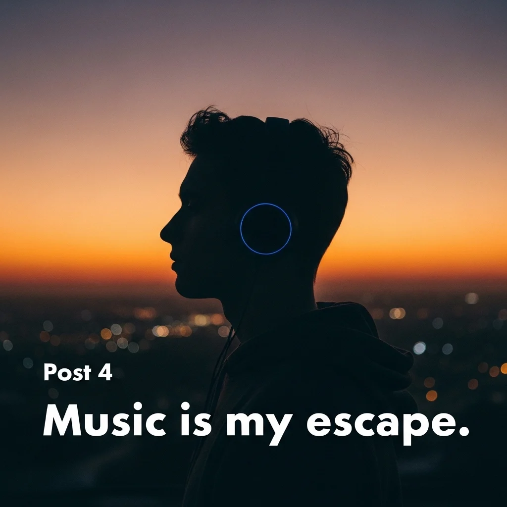 🎵 Short Music Captions for Instagram