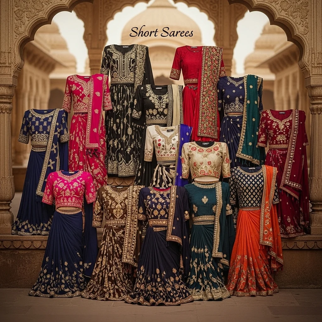 Short Saree Captions