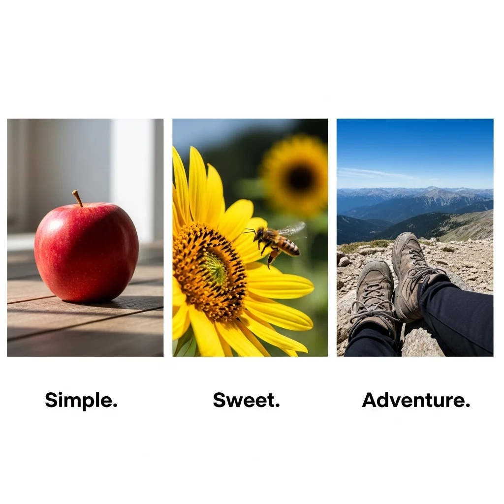 Short Trio Captions for Quick Impact