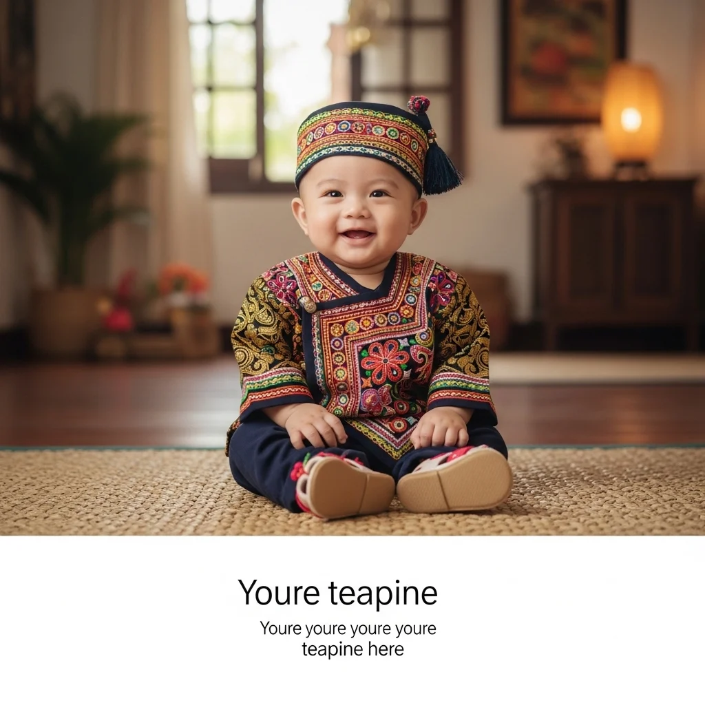 Traditional Outfit Baby Captions for Instagram