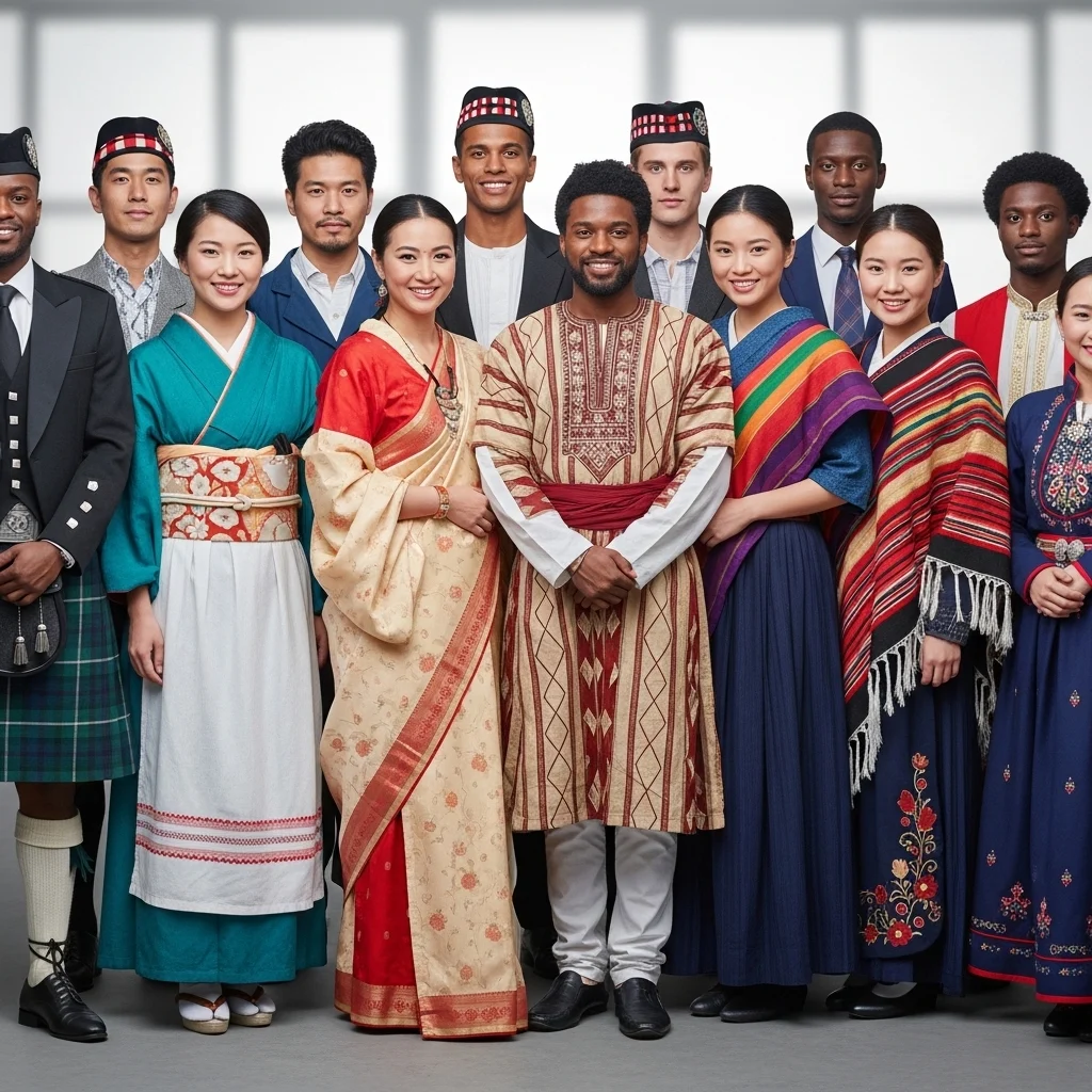 Traditional Outfit Captions