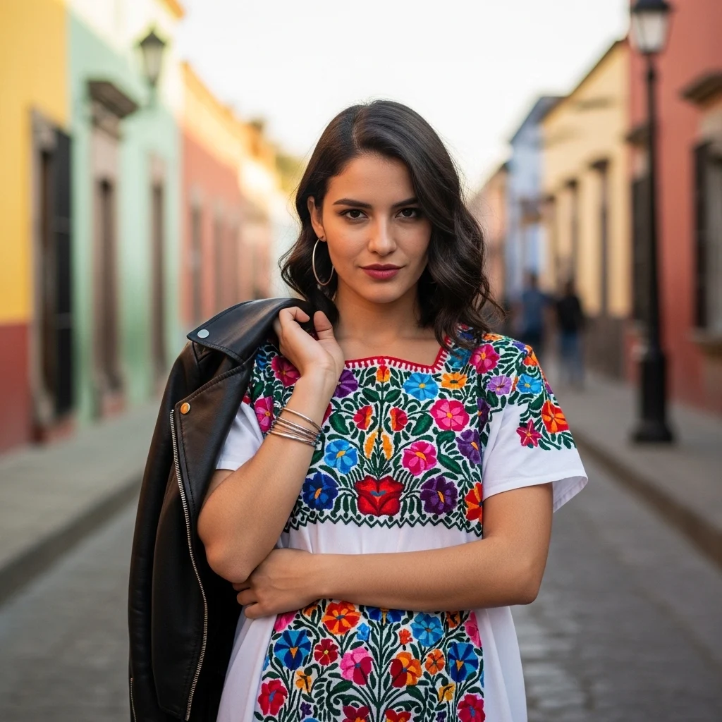 Traditional Outfit Captions with Attitude