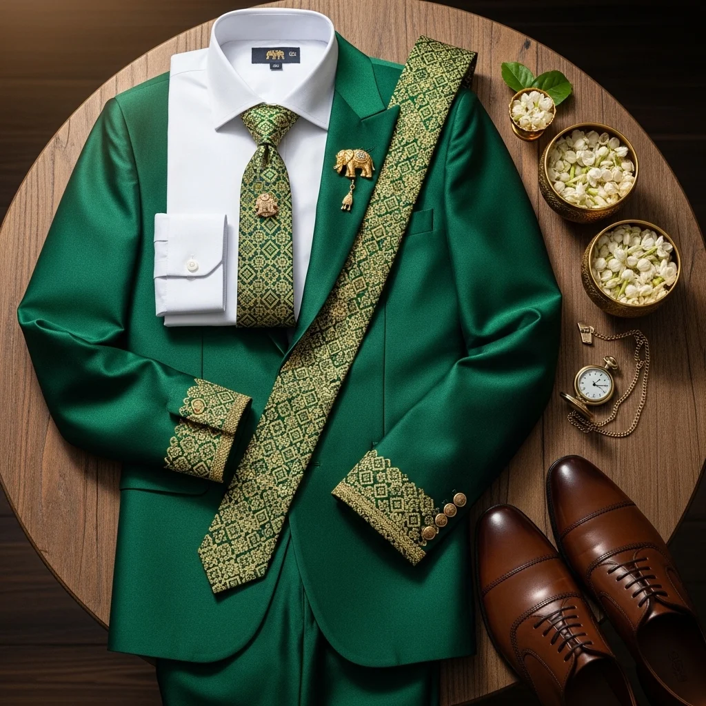 Traditional Outfit Suit Captions for Instagram