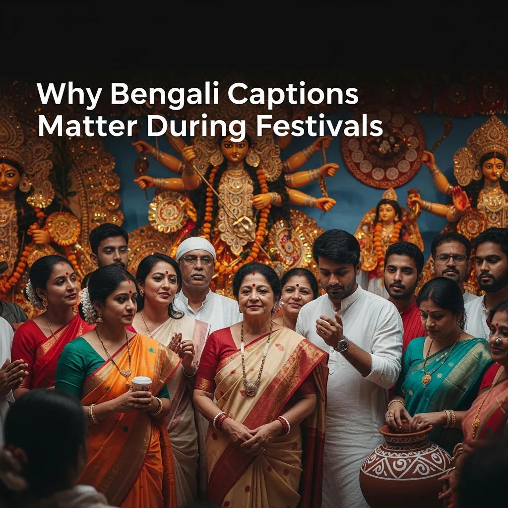 Why Bengali Captions Matter During Festivals